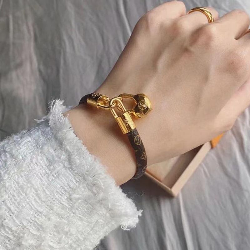 18K Louis Vuitton Crazy In Lock Charm Bracelet